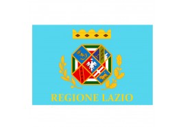 072 DRAPEAU LAZIO ROME ITALIE FOOT LATIUM  90X150 NEUF AVEC OEILLET DE FIXATION 