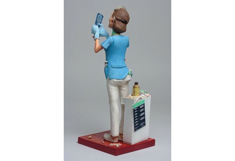 🦷 Grande Figurine Dentiste Guilermo Forchino – Chevalier Doré FO85515 (NEUF)