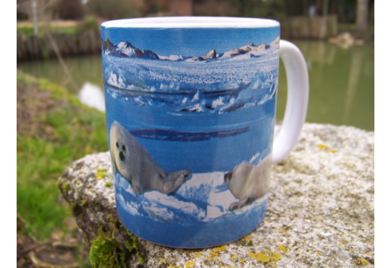 Mug Céramique Bébé Phoque Otarie - Décoration Marine - Neuf - Modèle ME0780