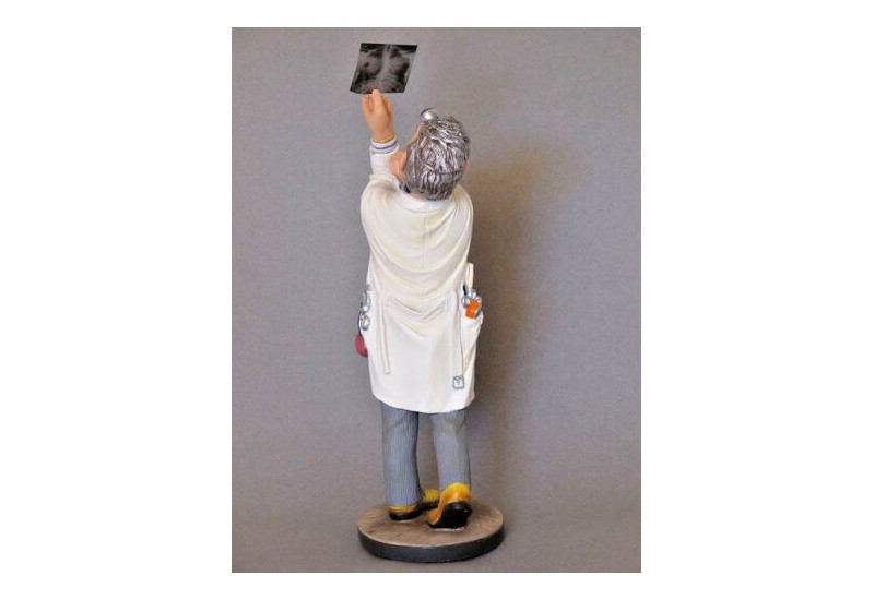 Figurine Caricature 'Mécanicien' Porte-carte - Collection Humour Des Métiers - Résine Colorée