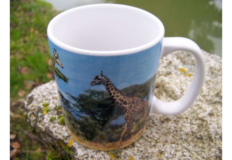 MO0540 CHOPE TASSE MUG CHIEN HUSKY SIBERIEN CERAMIQUE MONTAGNE TRAINEAU