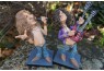 841.2454 B  2 FIGURINES  LED ZEPPELIN  LED ZEP HARD FUNNY  CARICATURE  MUSIQUE 