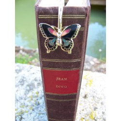 6726 D MARQUE PAGE TRES FIN FIGURINE PAPILLON NEUF
